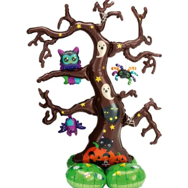AirLoonz Kæmpe Ballon, Halloween Træ 132 cm