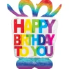 AirLoonz Kæmpe Ballon, "Happy Birthday" Gave, 127 cm