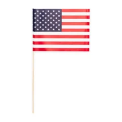 Amerikanske Papirflag, 10 stk.