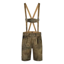 Antik Lysebrune Lederhosen