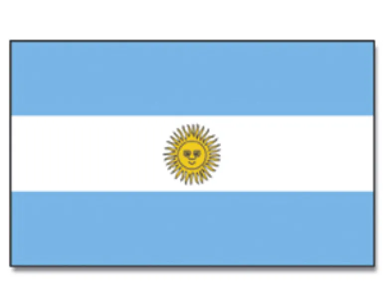 Argentinsk flag 90 X 150cm.