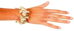 Armbånd med knogler & kranier