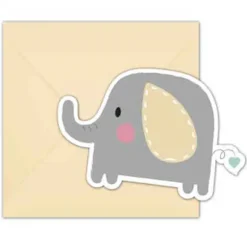 Baby Elefant Inviationer