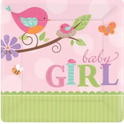 Baby Girl frokost tallerkener