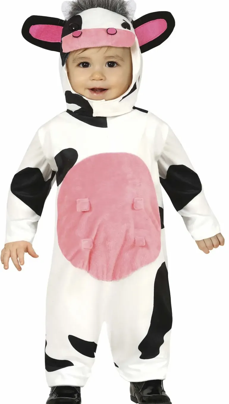 Baby Ko Kostume - Blød Heldragt (2 Str.)