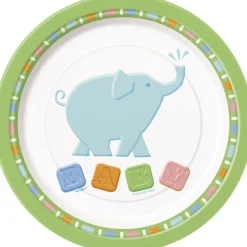Babyshower Kagetallerkner - Zoo Dyr