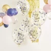 Babyshower Navy/Pink Konfetti Balloner, 5 stk.
