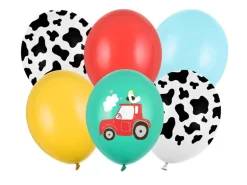 Ballon Buket Bondegård, Latex Balloner 6 stk.