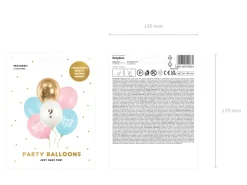 Ballon 30 cm,Boy Or Girl, Mix (6 Stk.)