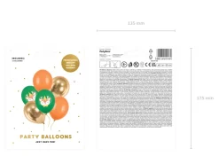 Ballon 30 cm, Dådyr, Mix (6 Stk.)