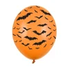Ballon 30 cm, Flagermus, Pastel Orange (6 Stk.)