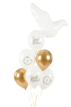 Ballon 30 cm, God Bless, Mix (6 Stk.)
