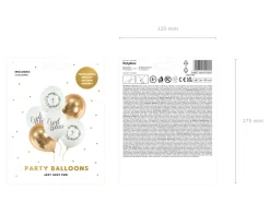 Ballon 30 cm, God Bless, Mix (6 Stk.)