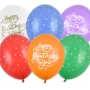 Ballon 30 cm, Happy Birthday To You, Mix (6 Stk.)