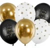 Ballon 30 cm, Happy New Year, Mix (6 Stk.)