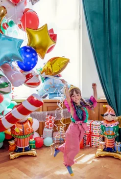 Ballon 30 cm Merry Christmas, Mix (6 Stk.)