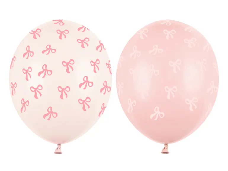 Ballon 30 cm, Sløjfer, Mix (50 Stk.)