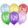 Balloner med 2 tal (30cm.)
