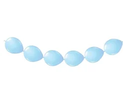 Ballonguirlande - Lyseblå