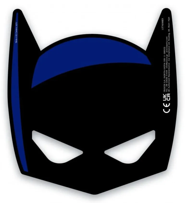 Batman Masker, 6 stk.