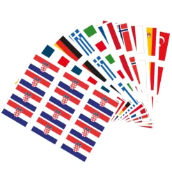 Beerpong Spil m/Flag Klistermærker