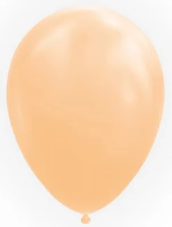 Beige Blush Natur Pastel Latex Balloner 30 cm, 10 stk.