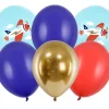 Blandet Balloner "Lille Flyver", 6 stk.