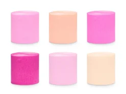Blandet Crepebånd - Rosa/Peach
