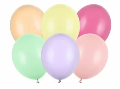 Blandet Pastel Balloner 30 cm, 50 stk.