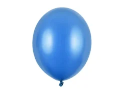 Blå Ballon Metallisk, 30 cm