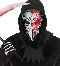 Blodig Reaper Hættemaske til Voksne