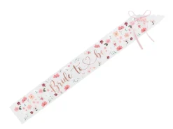 Blomstret "Bride to Be" Sash