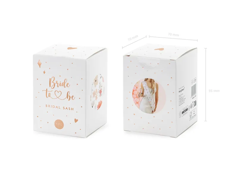 Blomstret "Bride to Be" Sash