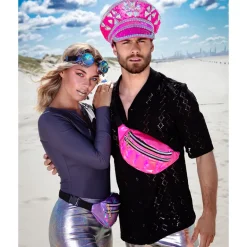 Bæltetaske Holografisk Pink