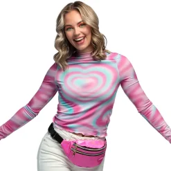 Bæltetaske Holografisk Pink