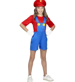 Blåt Playsuit ála Mario,