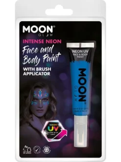 Blå UV Maling m/Svamp Applikator, 15ml