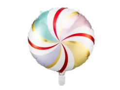 Bolsjestribet Ballon, Pastel - 35 cm
