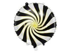 Bolsjestribet Nytårs Folieballon m/Metallic Guld, 35 cm