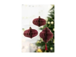 Bordeaux Lanterne Juleornament, 12 x 15 cm