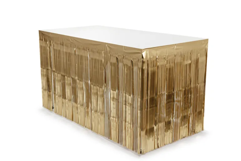 Bordskørt Guld, 300 X 80 cm