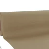 Brun Airlaid Rulledug (1,2 x 10m) - Stoflignende papirdug