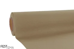 Brun Airlaid Rulledug (1,2 x 10m) - Stoflignende papirdug