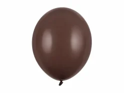 Brune Balloner "Cocoa Brown" 30 cm, 10 stk.