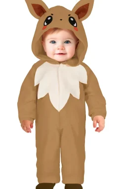 Brun Ræv Babykostume – Blød Heldragt med Hætte (12–24 mdr.)