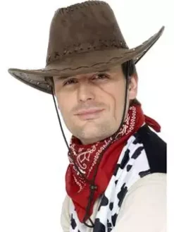 Brunt Cowboy-sæt
