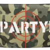 Camouflage party banner
