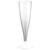 Champagneglas m/Hvid Fod 14cl, 10 stk.