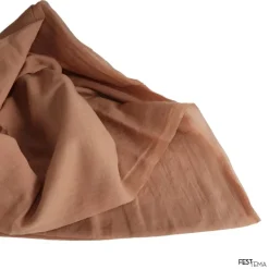 Chiffon Stofdug i Dulce Karamel, 150 x 300 cm