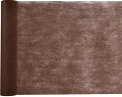 Chokolade Brun Filt Bordløber, 30 cm x 10 meter
